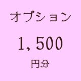 画像: オプション1500円分