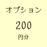 画像: オプション200円分